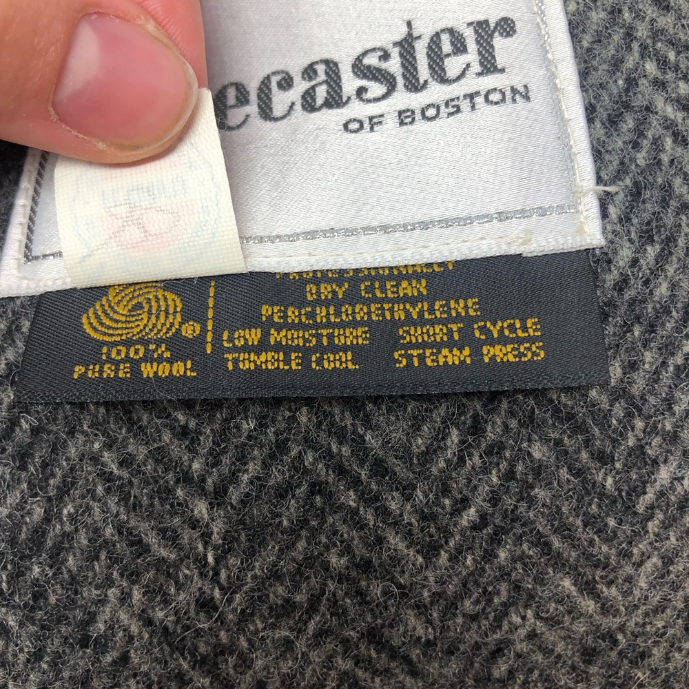Vintage forecaster of Boston 100% Wool Double-Breasted Women's Coat Size 14 - Picture 8 of 16
